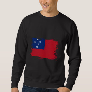 Sudadera Samoa Vintage Bandera Samoana Orgullo Samoan Raíz 