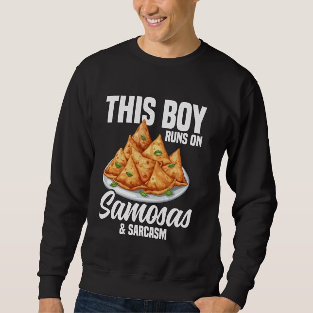Sudadera Samosas Maker Indio Foodie Vegetable Frozen Samos (Anverso)