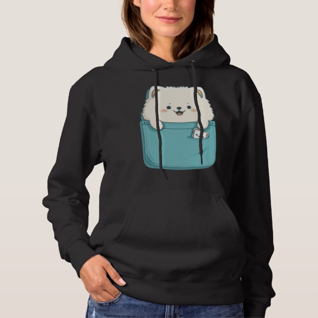 Sudadera Samoyed Dog in your Pocket Dog   3 (Anverso)