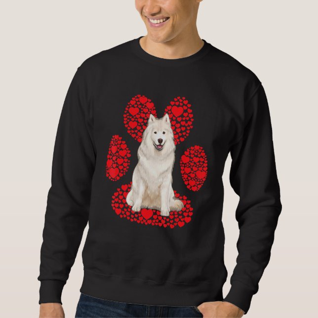 Sudadera Samoyed Love Pata (Anverso)