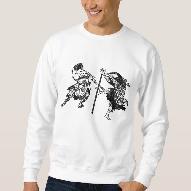 Sudadera Samurai 1 del manga de Hokusai (Anverso)