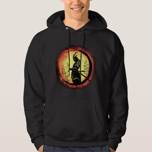 Sudadera Samurai Bushido Tee Japan Warrior Japanese Retro A (Anverso)