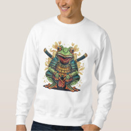 Sudadera Samurai frog warrior Basic Sweatshirt