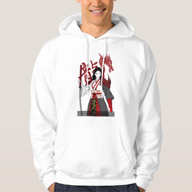 Sudadera Samurai Geisha (Anverso)
