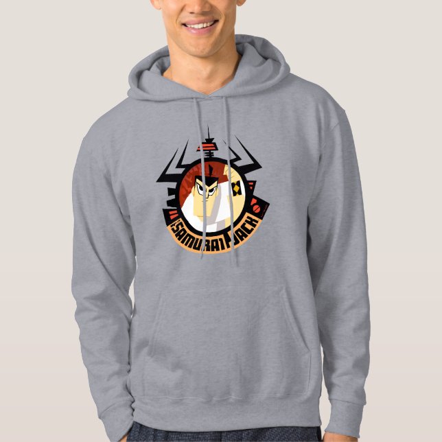 Sudadera Samurai Jack En El Marco Futurista De Aku (Anverso)
