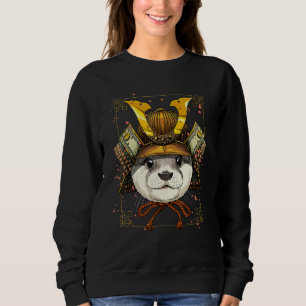 Sudadera Samurái Nutria Marina Guerrero Japonés Bushido Jap