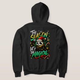 Sudadera Samurai Panda Christmas Magic Edgy Winter Holiday