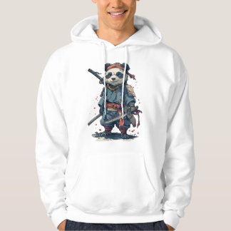 Sudadera Samurai Panda firme: El guerrero azul