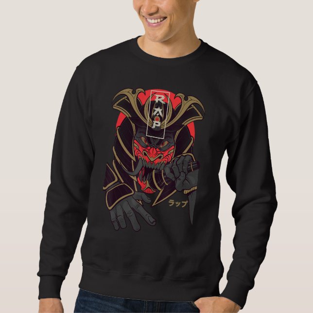 Sudadera Samurai Rap Streetwear Rapper Shogun Urban Street  (Anverso)