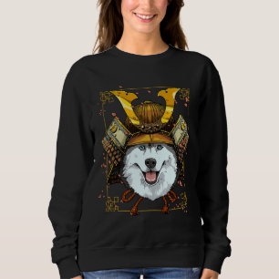 Sudadera Samurai Siberian Husky Dog Warrior
