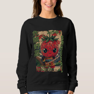 Sudadera Samurai Strawberry Warrier Viejo Ukiyo Sentido de