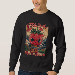 Sudadera Samurai Strawberry Warrier Viejo Ukiyo Sentido de