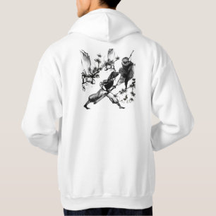 Sudadera Samurái vs Ninja: Duelo Épico Arte Sumi-e