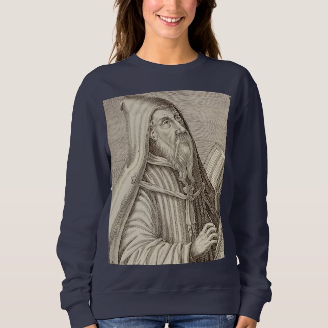 Sudadera San Agustín de Hippo Médico de la Iglesia (Anverso)