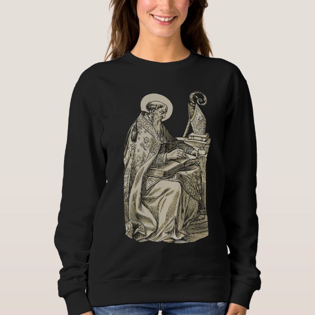 Sudadera San Agustín del filósofo católico de Hipo (Anverso)