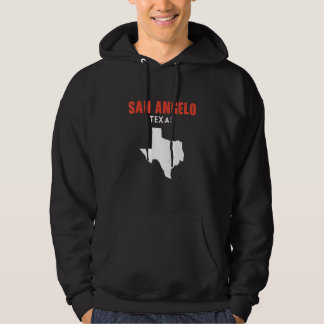 Sudadera San Angelo Texas EE. UU. Estado América Viajes Tej