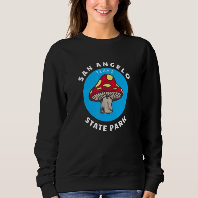Sudadera San Angelo TX State Park Texas Mushroom Vacation S (Anverso)