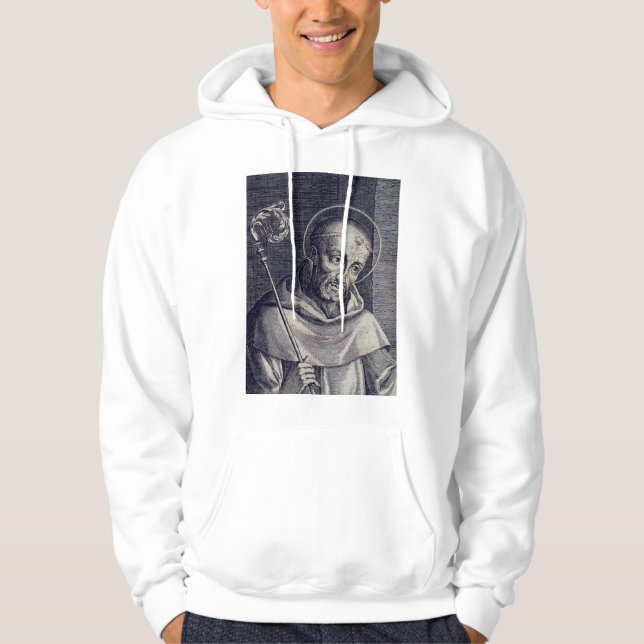 Sudadera San Bernardo de Claraval Doctor Melifluo Arte (Anverso)