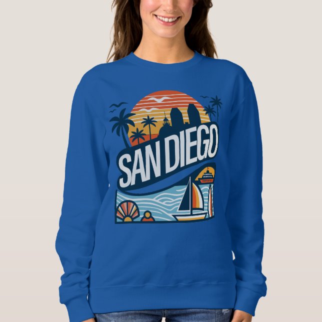 Sudadera San Diego California (Anverso)