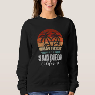 Sudadera San Diego California Beach Palm Tref Surfing Summ