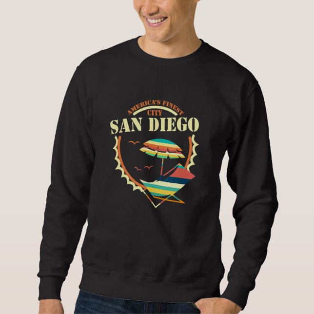 Sudadera San Diego California, la mejor ciudad de los Estad (Anverso)