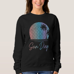 Sudadera San Diego California Mermaid Palm Trees Chicas Vin
