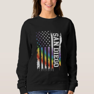 Sudadera San Diego: El arcoiris afligido con US Fl