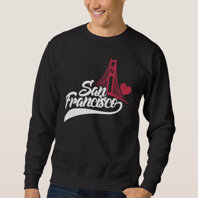 Sudadera San Francisco California Bridge Ca Usa Travel (Anverso)