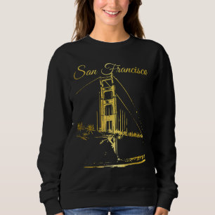 Sudadera San Francisco California Golden Gate Bridge Vintag