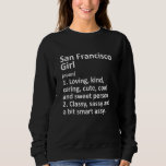 Sudadera SAN FRANCISCO CHICA CA CALIFORNIA Funny City Home<br><div class="desc">SAN FRANCISCO CHICA CA CALIFORNIA Funny City Home Roots Gigante Tank Top</div>