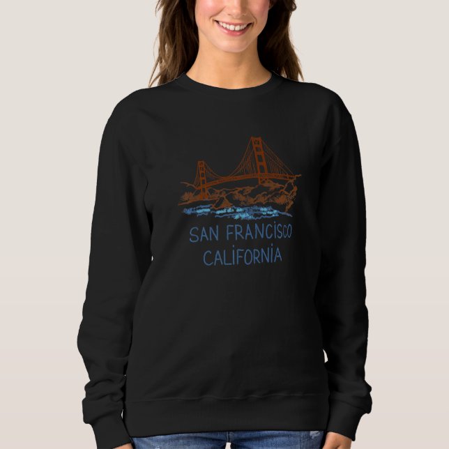 Sudadera San Francisco City California souvenir  for men wo (Anverso)