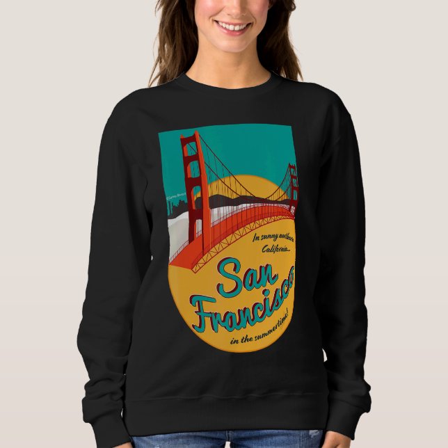 Sudadera San Francisco En Verano (Anverso)
