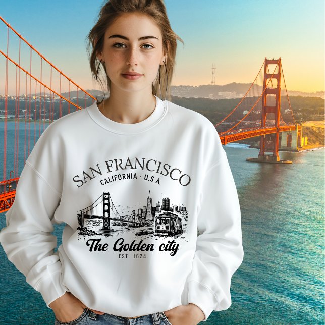 Sudadera San Francisco Golden City Vintage  (Subido por el creador)