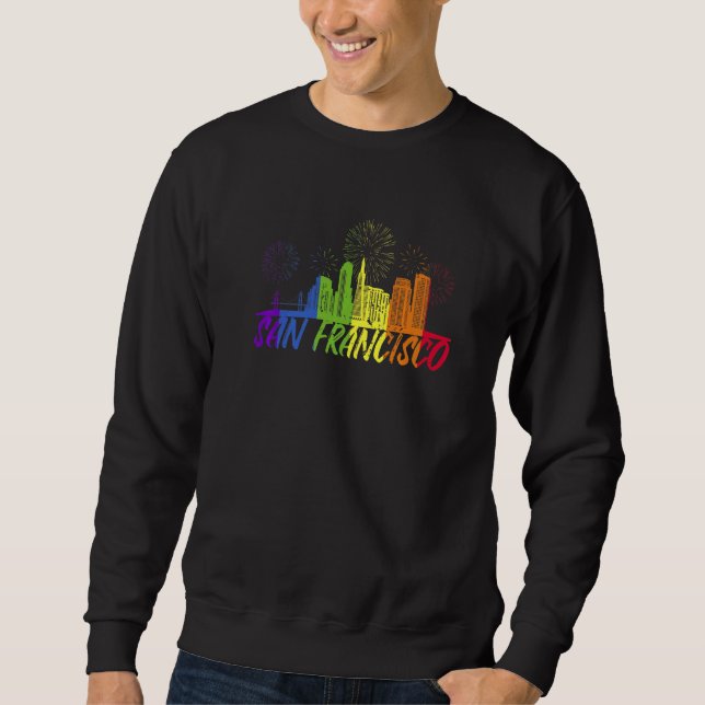 Sudadera San Francisco Pride Skyline Pride Parade San Franc (Anverso)