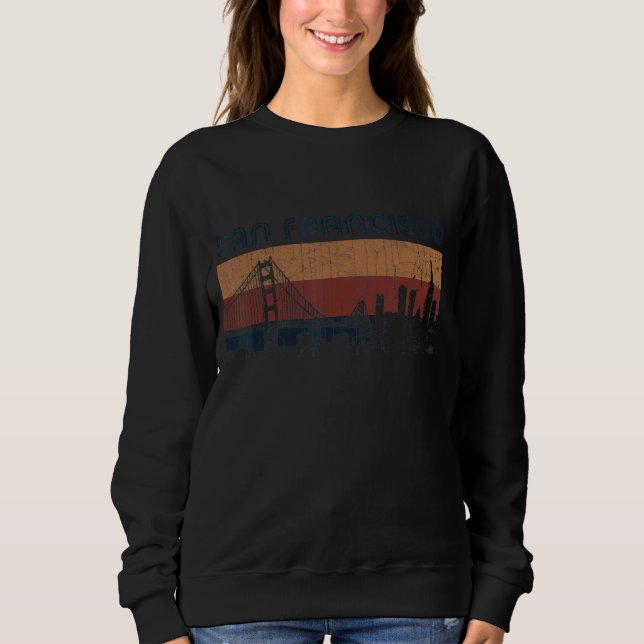 Sudadera San Francisco Skyline City 70s 80s (Anverso)
