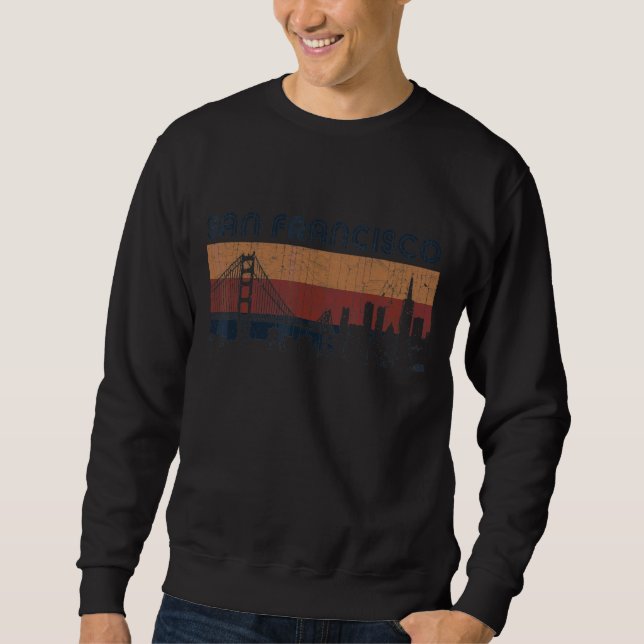 Sudadera San Francisco Skyline City 70s 80s (Anverso)