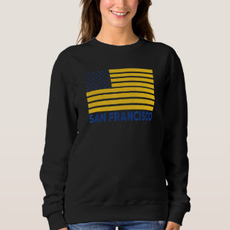 Sudadera San Francisco USA Flag BlueYellow San Francisco US
