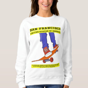 Sudadera San Francisco, USA Skate