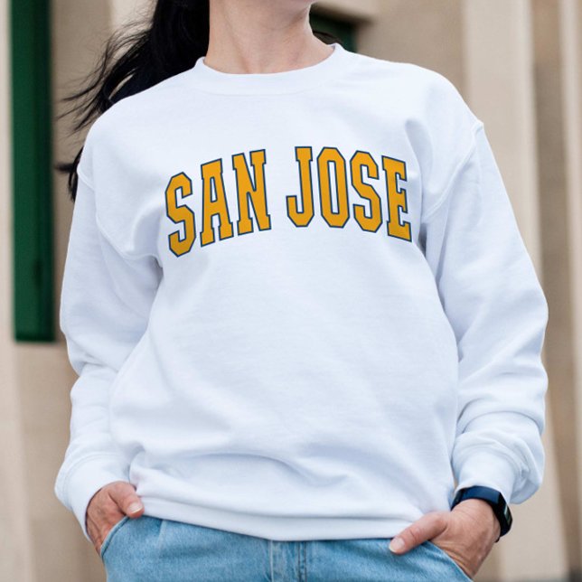 Sudadera San Jose California Vintage College Style (Subido por el creador)