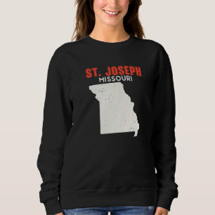 Sudadera San José Misuri EE. UU. Estado América Viajes Misu