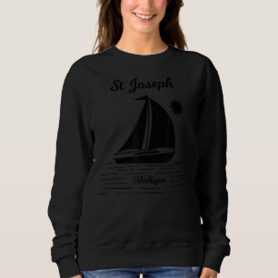 Sudadera San Joseph Michigan Sailboat