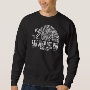 Sudadera San Juan Del Río México Águila Retro Distancia Vin