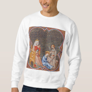 Sudadera San Luis IX de Francia Patrono de Reyes Arte