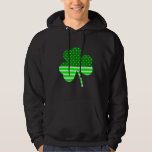 Sudadera san patrichoso trébol americano shamrock green
