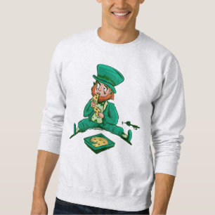 Sudadera san patricus leprechaun pizza