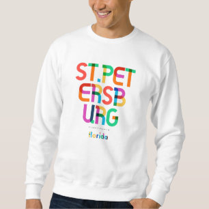 Sudadera San Petersburgo Florida mediados de siglo, arte po