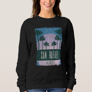 Sudadera San Rafael California CA Vaporwave Retro Antiguo 8