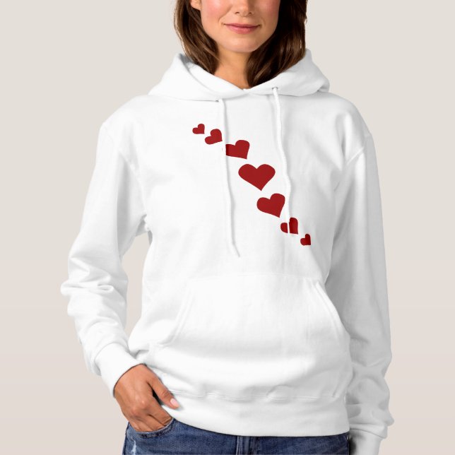 Sudadera San Valentín de las mujeres enhorabuena camisas su (Anverso)