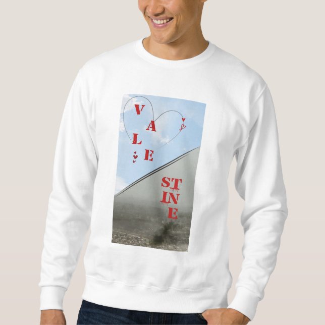 Sudadera San Valentín en Palestina (Anverso)