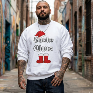 Sudadera Sancho Claus Divertida Navidad